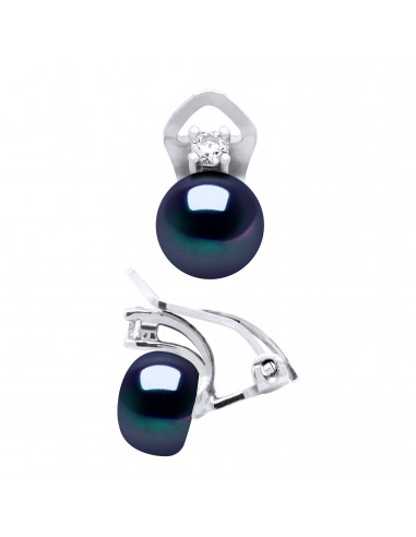 Boucles d'Oreilles CLIP Perles de Culture en...