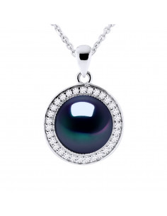 Collier Joaillerie en Argent 925, Oxydes de Zirconium et...