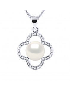 Collier Joaillerie en Argent 925, Oxydes de Zirconium et...