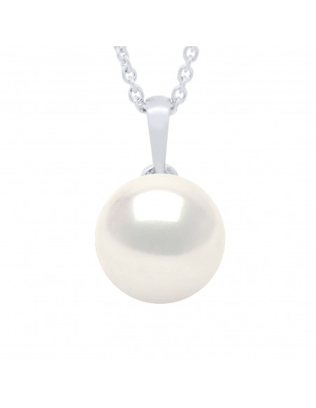Collier Perle de Culture Bouton - 2 Coloris - Argent 925 - CLEO
