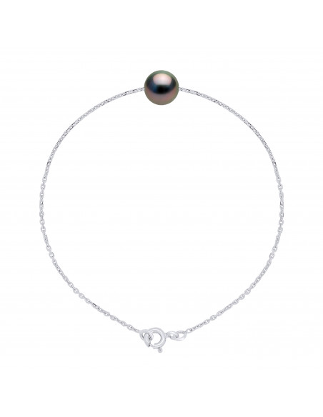 Bracelet Chaîne en Or et Perle de Tahiti Ronde 8 mm