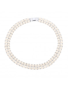 Collier 2 Rangs Perles de Culture 4 mm - 5 Coloris