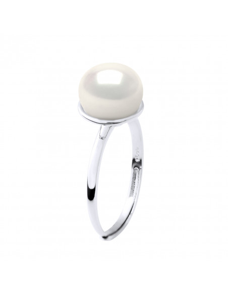 Bague Chevalière Perle de Culture en Argent 925