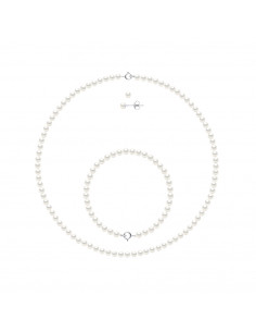 Colliers, Bracelets et Boucles d'Oreilles Perles de...