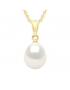 Pendentif en Or Jaune ou Or Blanc et Perle de Culture...
