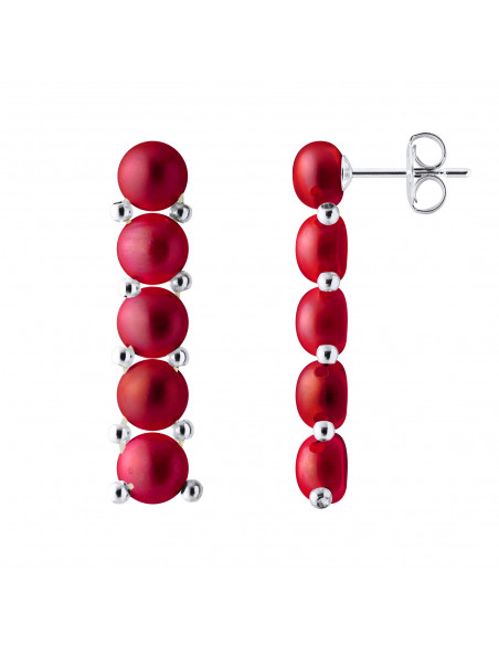 Boucles d'Oreilles Perle de Culture 4 mm