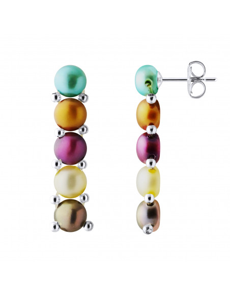 Boucles d'Oreilles Perle de Culture 4 mm