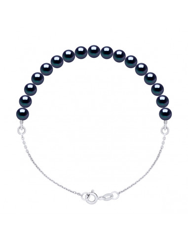 Bracelet Chaîne et Perles de Culture 5 mm...