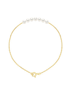Bracelet en Or Jaune ou en Or Blanc - 7 Perles de Culture...