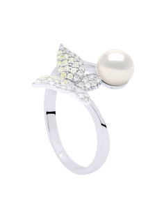 Bague BUTTERFLY en Argent 925 Millièmes Véritable Perle...