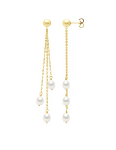 Boucles d'Oreilles en Vermeil  (Argent 925 Millièmes...