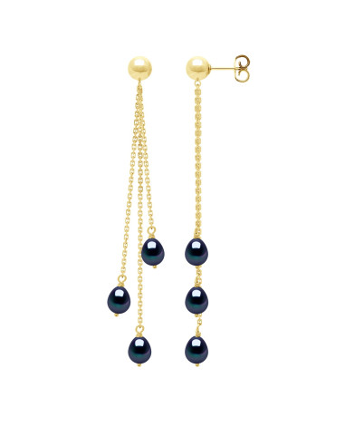 Boucles d'Oreilles en Vermeil  (Argent 925...