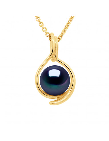 Pendentif Double Face - Perle de Culture d'Eau Douce 8-9 mm