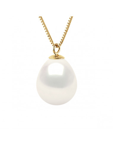 Collier en Or Jaune ou Or Blanc et Perle de...