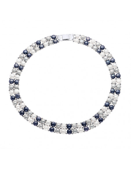 Collier 2 Rangs Perles de Culture 4 mm - 5 Coloris