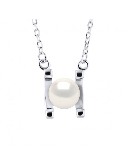Collier Pendentif Perle de Culture - 2 Coloris - Argent 925