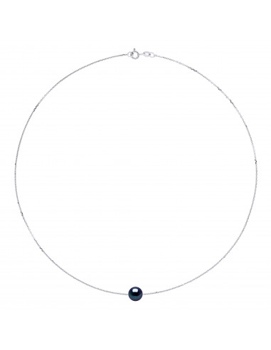 Collier Chaine Perle de Culture Ronde 8 mm en...